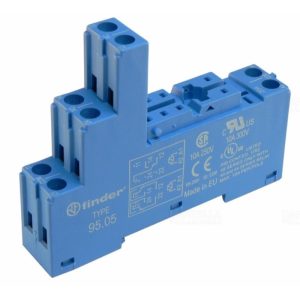 Finder reléfoglalat 2 morzés 9505